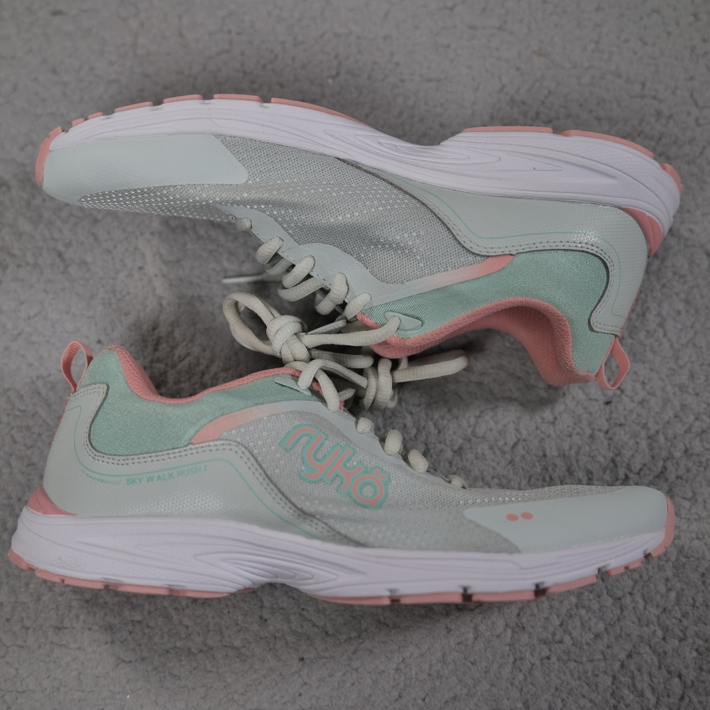 Ryka Memory Foam Mesh Walking Sneakers Sky Walk Rush Women's 8.5